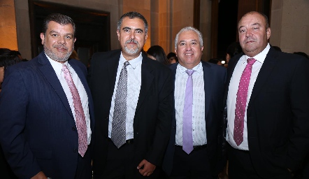  Luis Arturo Estrada, Picho Páramo, Guillermo Báez y Toño Lozano.
