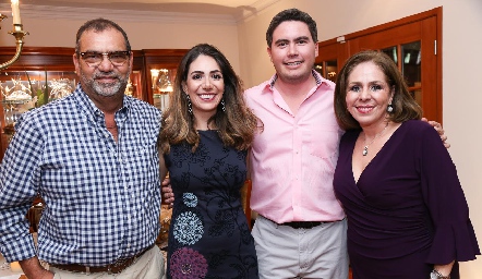  José Lorca, Andrea Lorca, Héctor Gordoa y Laura Álvarez.