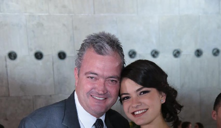  Juan Hernández y su hija Verónica.