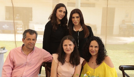 Arantza Martínez, Imelda Maldonado, Guillermo Moreno, Elisa y Edith Reinaga.