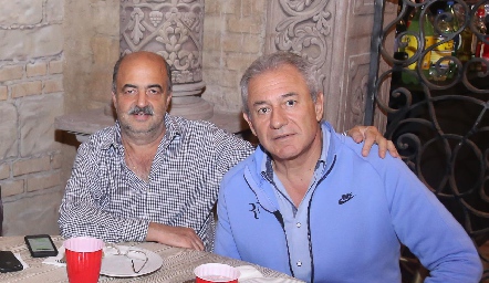   Georges Moussa y Fernando Abud.