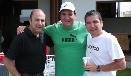  Eduardo Nieto, Gabriel Valle y Martín de la Rosa.