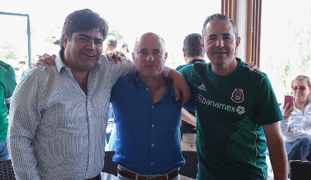  Paco Leos, Tomás Alcalde y Gerardo Valle.