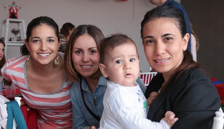  Martha Morales, María Claudia Barrera, Marcela Gómez y Marcela Gutiérrez.