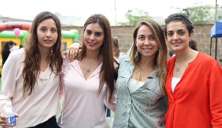  Ale Díaz Infante, Bárbara Berrones, Julene y Ana Sofía Velázquez .