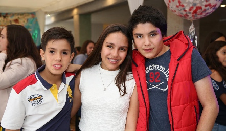  Diego, Bárbara y Carlos.