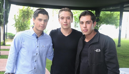  Sergio Pardo, Chema Zulaika y Juan Pablo Ascanio.