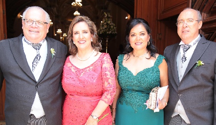  Alejandro Villanueva, Dolores Arredondo del Pozo, Martha Elva García y Salvador Martínez.