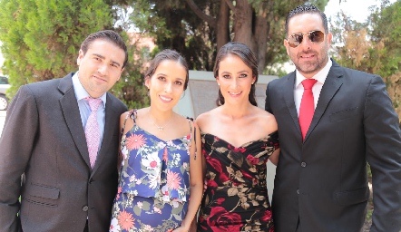  Pablo González, Tita Benitez, Anaís Novoa y Ricardo González.