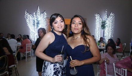 Samantha Hernández y Nancy Vargas.