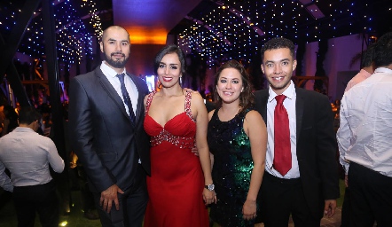  Alesandro Carrillo, Alicia Marín, Liliana Sustaita y Fabián Barbosa.