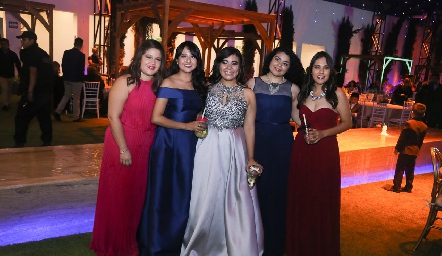  En su graduación.