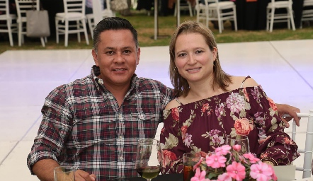  José Manuel Orta y Lucero Rangel.