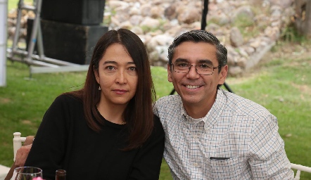  Ana Delia Díaz y Eduardo De la Luna.