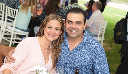 Aurora Irigoyen y Miguel Compeán.