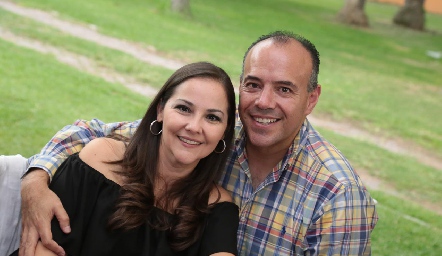  Ana Pía Cortés y Luis Ángel Lozano.