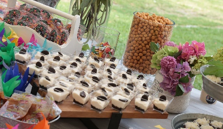 Mesa de dulces.