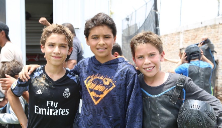  Daniel, Nico y Agustín.