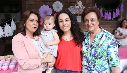  Maru Martínez, Ángeles, Ale Zepeda y Maruca Flores.