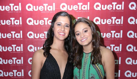  Ana Paula Aboytes y Úrsula Garfias.