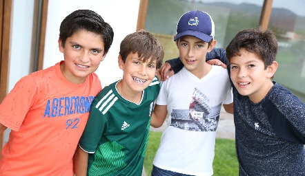  Chus, Mau, Juan Carlos y Santi.