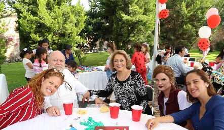  Elisa Vilet, Jordi Vilet, Alicia Cabrero, Ana Paola De la Parra y Lety Aguilar.