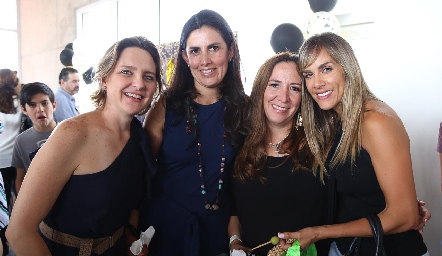  Sofía Bárcena, Elizabeth Sáenz, Daniela Domínguez y Tita Aranda.