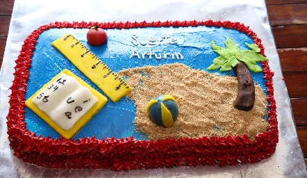  Delicioso pastel.
