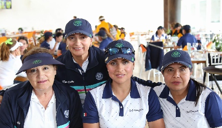  Dina Pardo, Esperanza Flores, Janet Medina y Mirna Coro.