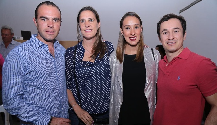  Alejandro García, Kristine Kaiser, Bárbara Mercado y Andrés Balderas.