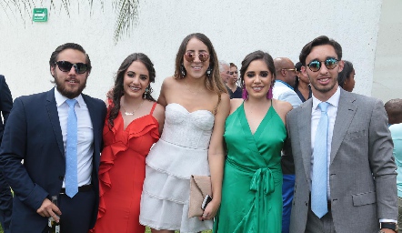  Eduardo Serrano, Alejandra Ascanio, Diana Olvera, Sofía y José Ascanio.