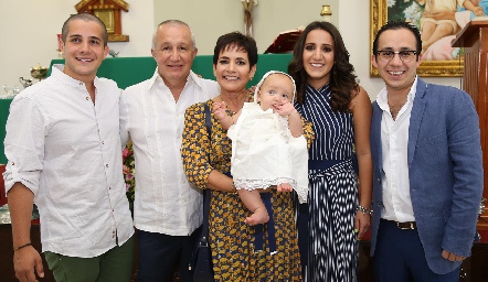  Familia Lavín García con Guillermo Hernández.
