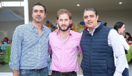  Jorge Cortés, Pablo Torres y David Cortés.