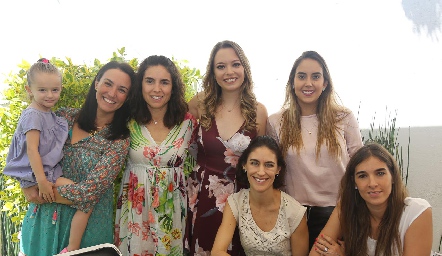  Gonis Borbolla, Jimena Galván, Pelusa Ávila, Marcela O`Farril, Lu Borbolla, Sofía Hinojosa y Alejandra Borbolla.