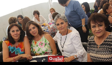  Esther Medina, Adriana Milán, Gabriela Borbolla y Virginia Valdes.