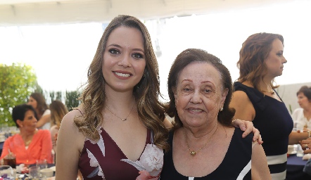  Marcela O´Farrill y Evelina Malacara.
