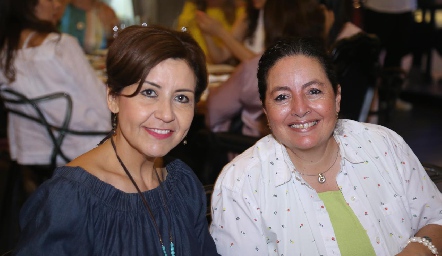 Hilda Guerrero y Cristina Zapata.