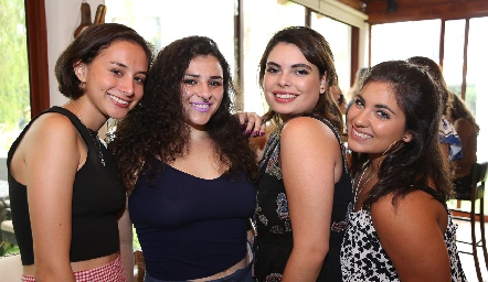  Fabiola Hermosillo, Faride Enaide, Catalina Ferreira y Marina Ferreira.