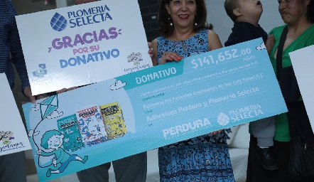Donativo de Plomería Selecta Pro-Paciente Oncológico.