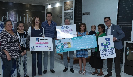 Donativo de Plomería Selecta Pro-Paciente Oncológico.