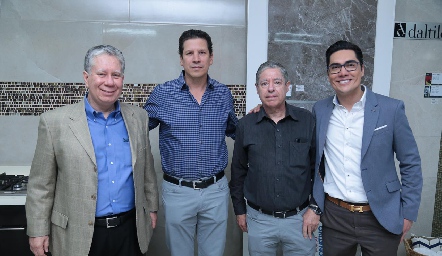  Samuel Siller, Gerardo Sánchez, Francisco Dauajare y Alberto Castillo.