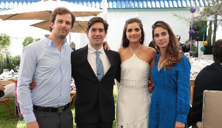  Alejandro Abud, Fer Abud, Eugenia Musa y Lore Andrés.