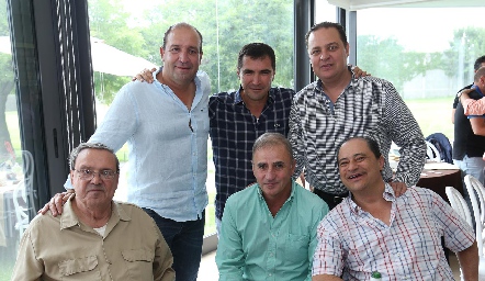  Gabriel Valle, Héctor de la Rosa, José Manuel Guerra, Gabriel Valle, Ricardo Villalba y Héctor Valle.