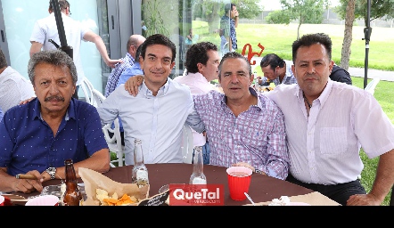  Eduardo Díaz de León, Óscar Silos, Gerardo Valle y Héctor Gutiérrez.