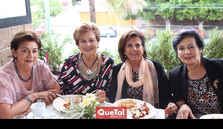  Coco Escartín, Marcelle Coulon, Guillermina Anaya y Carmela Pérez .