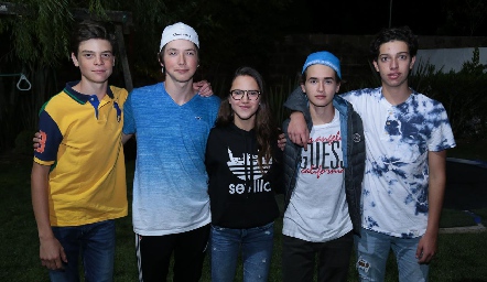  Juan Carlos Hernández, Manu Toledo, Carola García, Ro Pérez y Juan Pablo Dip.