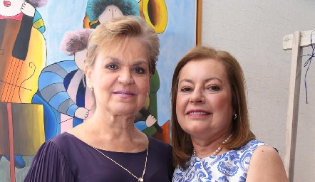  Mónica Labastida y Rosario Llaguno.