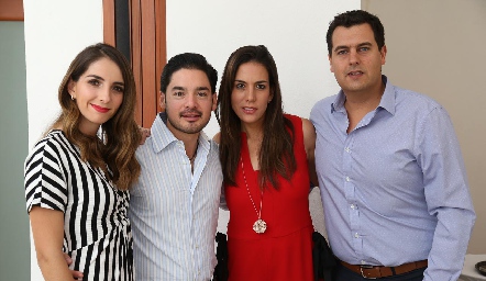  Mariana Alcalá, Miguel Torres, María José Torres y Javier Abella.