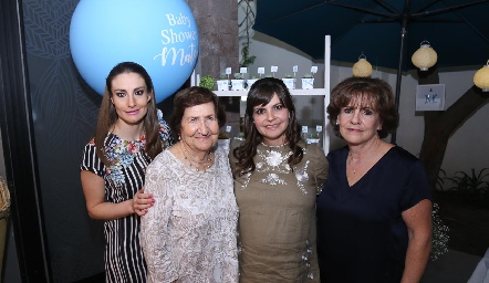  Daniela Kemp, María Teresa Remolina, María Teresa Kemp y María Teresa Cabral.
