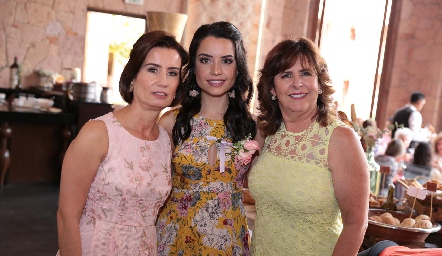  Gabriela Andrés, Gaby Díaz Infante y Rosa María Somohano.